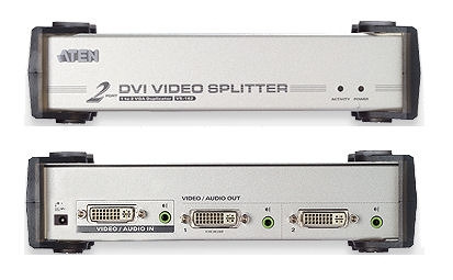 ATEN VS-162 DVI-jakaja/splitter, 1 > 2, DVI-I Single Link + audio ryhmässä TIETOKOONET & TARVIKKEET / Kaapelit & Sovittimet / Adapterit @ TP E-commerce Nordic AB (C77307)