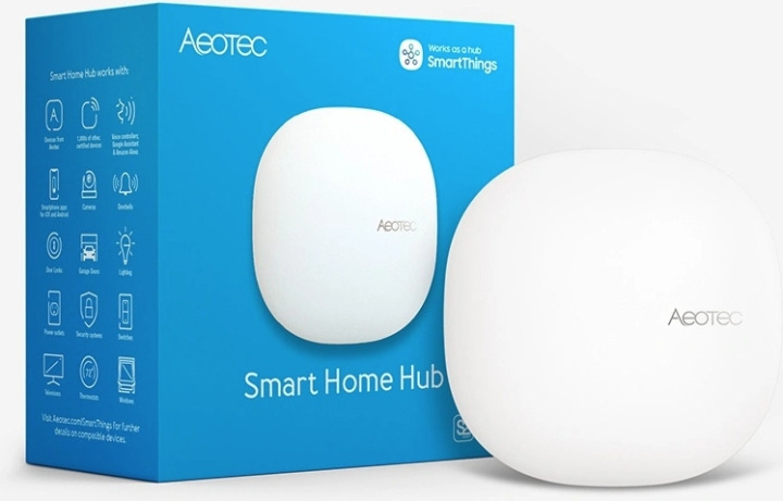 Aeotec Smart Home Hub -kotiautomaatio-ohjain ryhmässä KOTI, TALOUS JA PUUTARHA / Älykodit / Älykodin järjestelmät @ TP E-commerce Nordic AB (C77391)