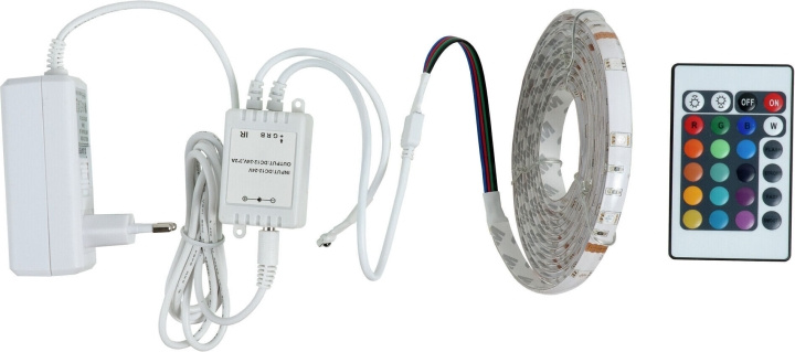 Airam LED Strip Power 24V IP20 -LED-nauha, 4000 K, RGB, 2 m ryhmässä KODINELEKTRONIIKKA / Valaistus / LED-silmukka @ TP E-commerce Nordic AB (C77471)