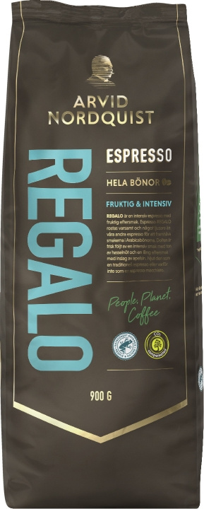 Arvid Nordquist Espresso Regalo -espressopavut, 900 g ryhmässä KOTI, TALOUS JA PUUTARHA / Kodinkoneet / Kahvikoneet ja tarvikkeet / Kahvipavut @ TP E-commerce Nordic AB (C77827)