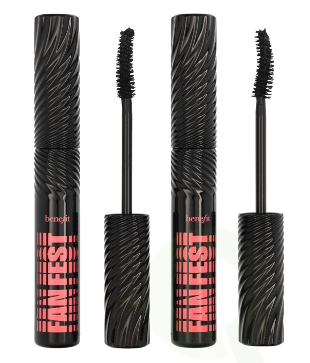 Benefit Fan Fest Fanning & Volumizing Mascara Duo Set 17 g 2x8.5gr ryhmässä KAUNEUS JA TERVEYS / Meikit / Silmät ja kulmat / Ripsiväri @ TP E-commerce Nordic AB (C77925)