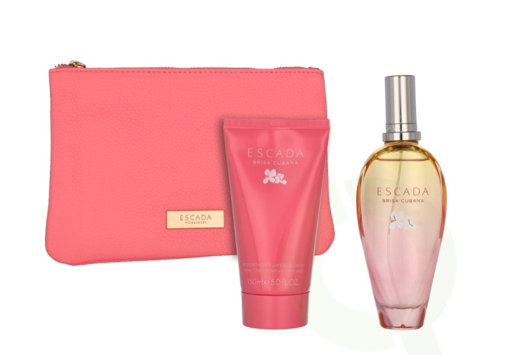 Escada Brisa Cubana Giftset 250 ml Limited Edition - Edt Spray 100ml/Body Lotion 150ml/Bag ryhmässä KAUNEUS JA TERVEYS / Lahjapakkaukset / Naisten lahjapakkaukset @ TP E-commerce Nordic AB (C77926)