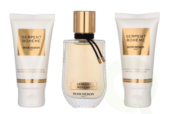 Boucheron Serpent Boheme Giftset 150 ml Edp Spray 50ml/Body Lotion 50ml/Shower Gel 50ml ryhmässä KAUNEUS JA TERVEYS / Lahjapakkaukset / Naisten lahjapakkaukset @ TP E-commerce Nordic AB (C77966)