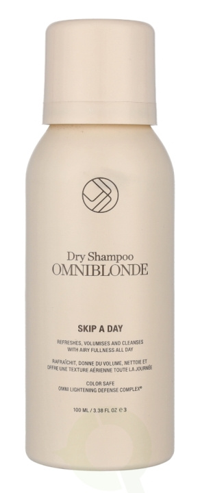 Omniblonde Skip A Day Dry Shampoo 100 ml ryhmässä KAUNEUS JA TERVEYS / Hiukset &Stailaus / Hiustenhoito / Kuivashampoo @ TP E-commerce Nordic AB (C77992)