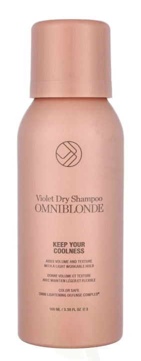 Omniblonde Keep Your Coolness Violet Dry Shampoo 100 ml ryhmässä KAUNEUS JA TERVEYS / Hiukset &Stailaus / Hiustenhoito / Kuivashampoo @ TP E-commerce Nordic AB (C77993)