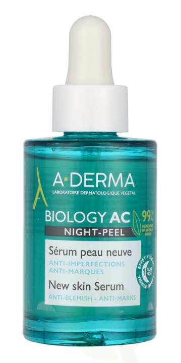 A-Derma Biology AC Night-Peel Serum 30 ml ryhmässä KAUNEUS JA TERVEYS / Ihonhoito / Kasvot / Seerumit iholle @ TP E-commerce Nordic AB (C77997)