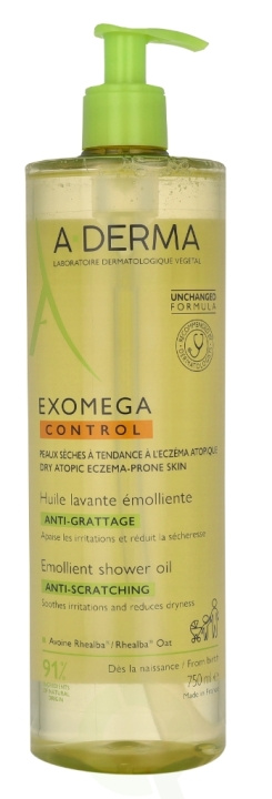 A-Derma Exomega Control Emollient Cleansing Oil 750 ml ryhmässä KAUNEUS JA TERVEYS / Ihonhoito / Kehon hoito / Vartaloöljy @ TP E-commerce Nordic AB (C77999)