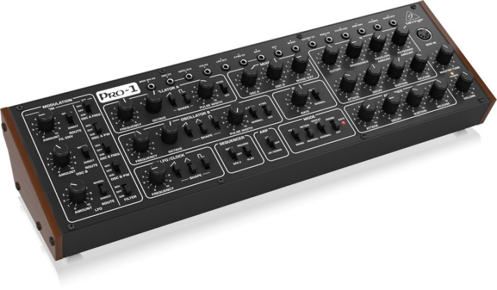 BEHRINGER Pro-1 -monofoninen analogisyntetisaattori ryhmässä URHEILU, VAPAA-AIKA JA HARRASTUS / Harrastus / Musiikki / Tarvikkeet soittimille @ TP E-commerce Nordic AB (C78140)