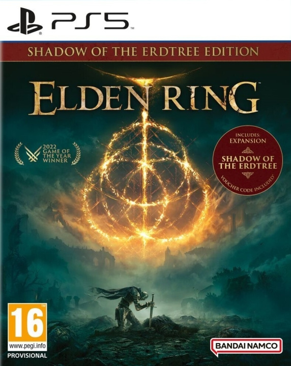 Bandai Namco Entertainment Elden Ring: Shadow of the Erdtree Edition (PS5) ryhmässä KODINELEKTRONIIKKA / Pelikonsolit & Tarvikkeet / Sony PlayStation 5 @ TP E-commerce Nordic AB (C78443)