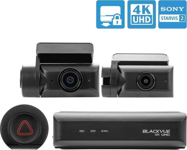 BlackVue DR970X-2CH Box Plus 64 Gt -kaksikanavainen autokamera ryhmässä AUTO / Auton äänijärjestelmä & Multimedia / Autokamerat, Action-kamerat & Tarvikkeet / Autokamerat & Dashcam @ TP E-commerce Nordic AB (C78477)