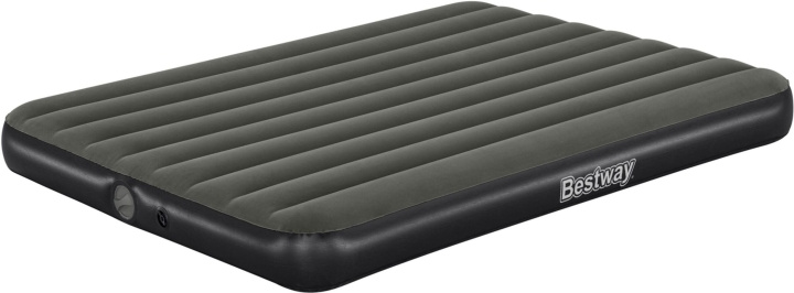 Bestway Tritech Air Mattress Queen -ilmatäytteinen varavuode, sisäänrakennettu pumppu, 203 x 152 x 25 cm ryhmässä URHEILU, VAPAA-AIKA JA HARRASTUS / Ulkoilu / Ilmapatjat @ TP E-commerce Nordic AB (C78486)