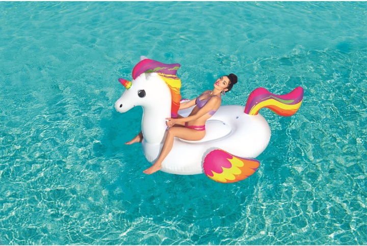 Bestway Supersized Unicorn Rider -uimapatja, 2.24m x 1.64m ryhmässä LELUT, TUOTTEET LAPSILLE JA VAUVOILLE / Ulkoleut / Kylpylelut @ TP E-commerce Nordic AB (C78497)