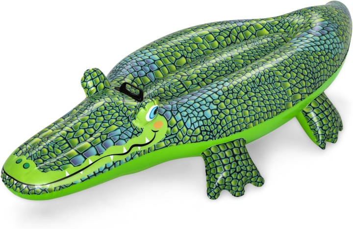 Bestway Buddy Croc Ride On -uimalelu, 152 x 71 cm ryhmässä LELUT, TUOTTEET LAPSILLE JA VAUVOILLE / Ulkoleut / Kylpylelut @ TP E-commerce Nordic AB (C78500)