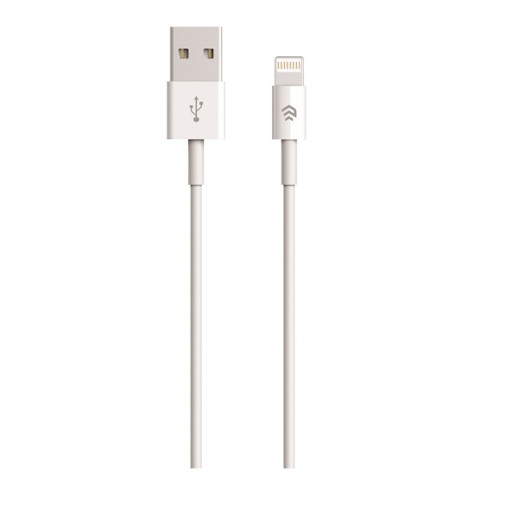 Devia kabel Smart EC080 USB - Lightning 2,0 m 2,1A vit ryhmässä ÄLYPUHELIMET JA TABLETIT / Laturit & Kaapelit / Kaapelit / Lightning kaapelit @ TP E-commerce Nordic AB (C78533)