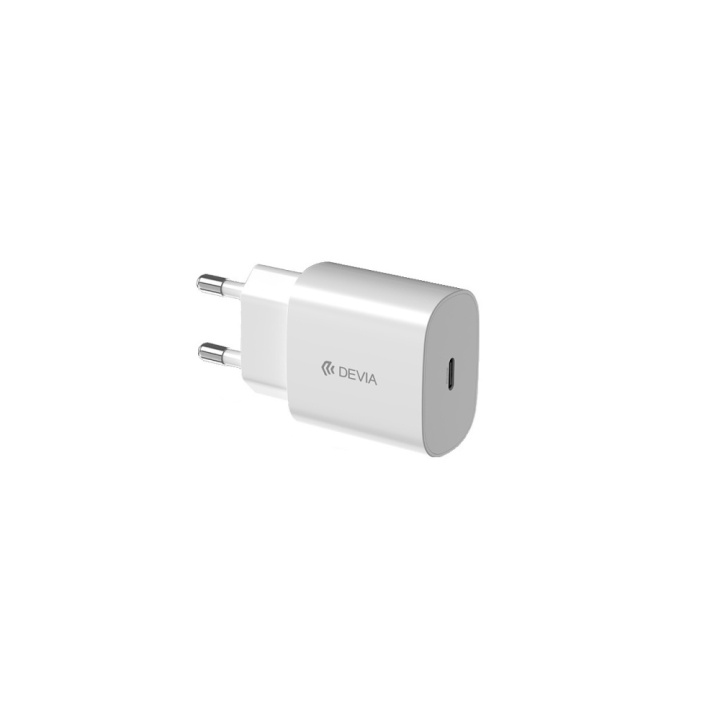 Devia väggladdare Smart PD 25W 1x USB-C vit ryhmässä ÄLYPUHELIMET JA TABLETIT / Laturit & Kaapelit / Seinälaturi / Seinälaturi Type C @ TP E-commerce Nordic AB (C78603)