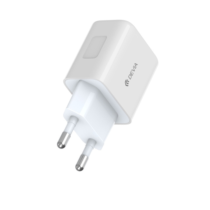 Devia väggladdare Smart PD 30W 1x USB-C vit ryhmässä ÄLYPUHELIMET JA TABLETIT / Laturit & Kaapelit / Seinälaturi / Seinälaturi Type C @ TP E-commerce Nordic AB (C78604)