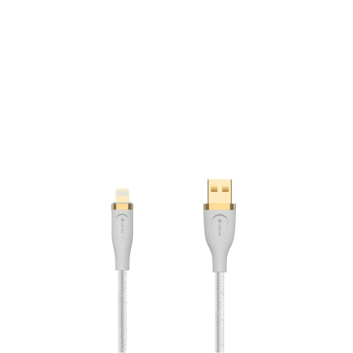 Devia kabel Star EC417 USB - Lightning 1,5 m 2,4A vit ryhmässä ÄLYPUHELIMET JA TABLETIT / Laturit & Kaapelit / Kaapelit / Lightning kaapelit @ TP E-commerce Nordic AB (C78616)