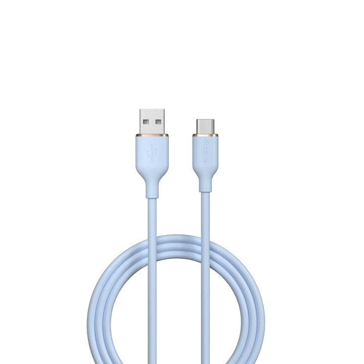 Devia kabel Jelly EC629 USB - USB-C 1,2 m 2,4A blå ryhmässä ÄLYPUHELIMET JA TABLETIT / Laturit & Kaapelit / Kaapelit / Tyyppi C -kaapelit @ TP E-commerce Nordic AB (C78635)