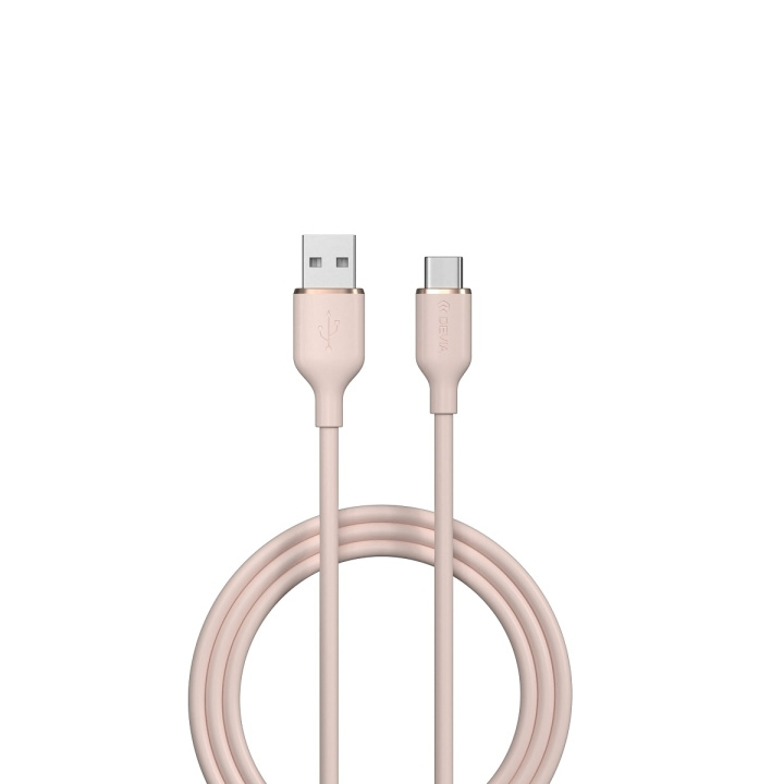 Devia kabel Jelly EC629 USB - USB-C 1,2 m 2,4A rosa ryhmässä ÄLYPUHELIMET JA TABLETIT / Laturit & Kaapelit / Kaapelit / Tyyppi C -kaapelit @ TP E-commerce Nordic AB (C78636)