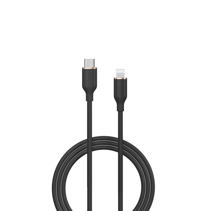 Devia kabel Jelly EC631 USB-C - Lightning 1,2 m 27W svart ryhmässä ÄLYPUHELIMET JA TABLETIT / Laturit & Kaapelit / Kaapelit / Lightning kaapelit @ TP E-commerce Nordic AB (C78637)