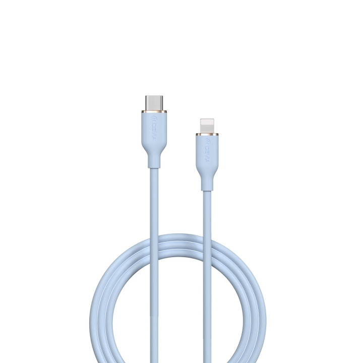 Devia kabel Jelly EC631 USB-C - Lightning 1,2 m 27W blå ryhmässä ÄLYPUHELIMET JA TABLETIT / Laturit & Kaapelit / Kaapelit / Lightning kaapelit @ TP E-commerce Nordic AB (C78639)