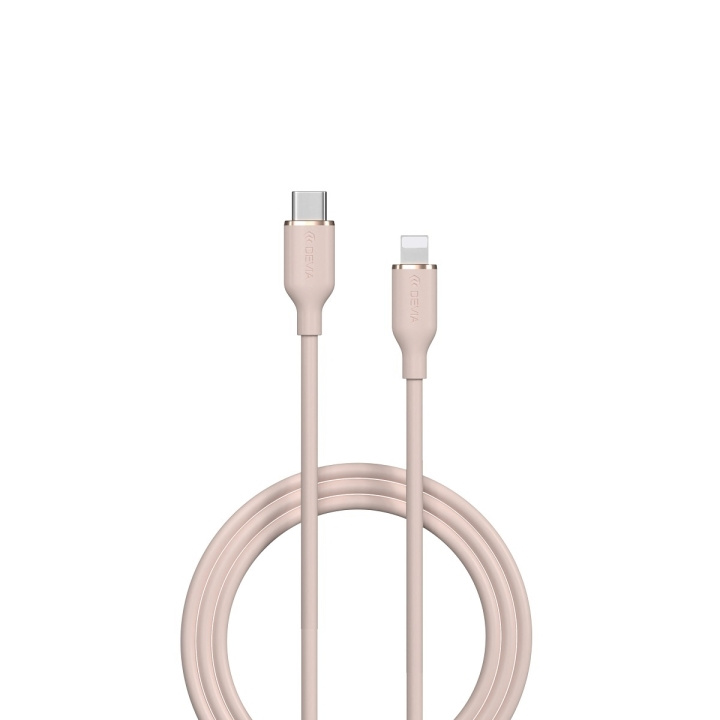 Devia kabel Jelly EC631 USB-C - Lightning 1,2 m 27W rosa ryhmässä ÄLYPUHELIMET JA TABLETIT / Laturit & Kaapelit / Kaapelit / Lightning kaapelit @ TP E-commerce Nordic AB (C78640)