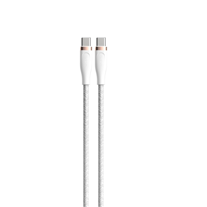 Devia kabel Star EC320 PD USB-C - USB-C 1,5 m 60W 3A vit ryhmässä ÄLYPUHELIMET JA TABLETIT / Laturit & Kaapelit / Kaapelit / Tyyppi C -kaapelit @ TP E-commerce Nordic AB (C78668)