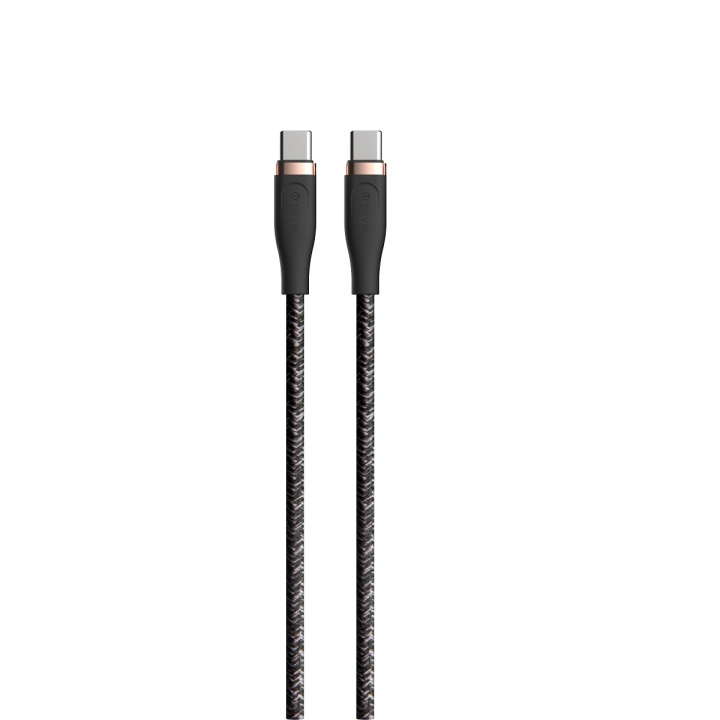 Devia kabel Star EC320 PD USB-C - USB-C 1,5 m 60W 3A svart ryhmässä ÄLYPUHELIMET JA TABLETIT / Laturit & Kaapelit / Kaapelit / Tyyppi C -kaapelit @ TP E-commerce Nordic AB (C78669)