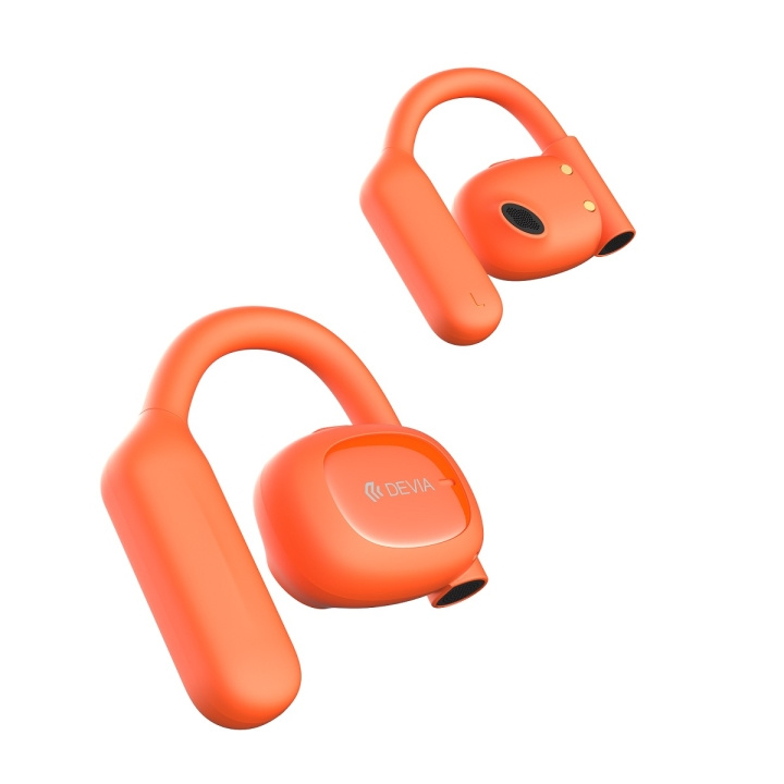 Devia Bluetooth-hörlurar OWS Star E2 orange ryhmässä KODINELEKTRONIIKKA / Ääni & Kuva / Kuulokkeet & Tarvikkeet / Kuulokkeet @ TP E-commerce Nordic AB (C78676)