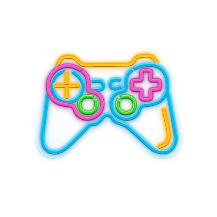 NEOLIA Neon LED-Skylt - Gamepad, Flerfärgad, Dimbar ryhmässä KODINELEKTRONIIKKA / Valaistus / Muu valaistus @ TP E-commerce Nordic AB (C78694)