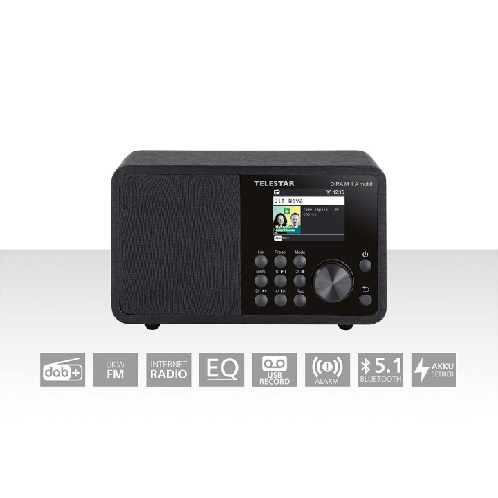 TELESTAR DIRA M 1 A Mobiili EWF Akkukäyttöinen mono monitoimiradio DAB+ / FM / Internet / Bluetooth Musta ryhmässä KODINELEKTRONIIKKA / Ääni & Kuva / Kotiteatteri, HiFi ja kannettavat / Radio & Herätyskellot / Radio @ TP E-commerce Nordic AB (C78699)