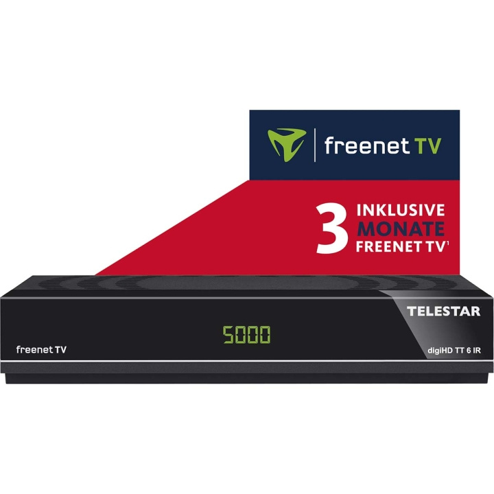 TELESTAR digiHD TT 6 IR Pienikokoinen DTT 2 HD digisovitin sis. 3 kk freenet-verkon ryhmässä KODINELEKTRONIIKKA / Ääni & Kuva / TV & Tarvikkeet / Smart-TV @ TP E-commerce Nordic AB (C78711)