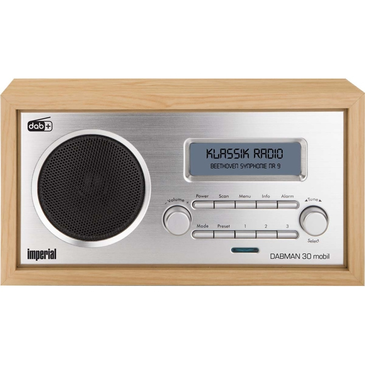 imperial DABMAN 30 Mobiili DAB+ / FM-radio Puu ryhmässä KODINELEKTRONIIKKA / Ääni & Kuva / Kotiteatteri, HiFi ja kannettavat / Radio & Herätyskellot / Radio @ TP E-commerce Nordic AB (C78718)