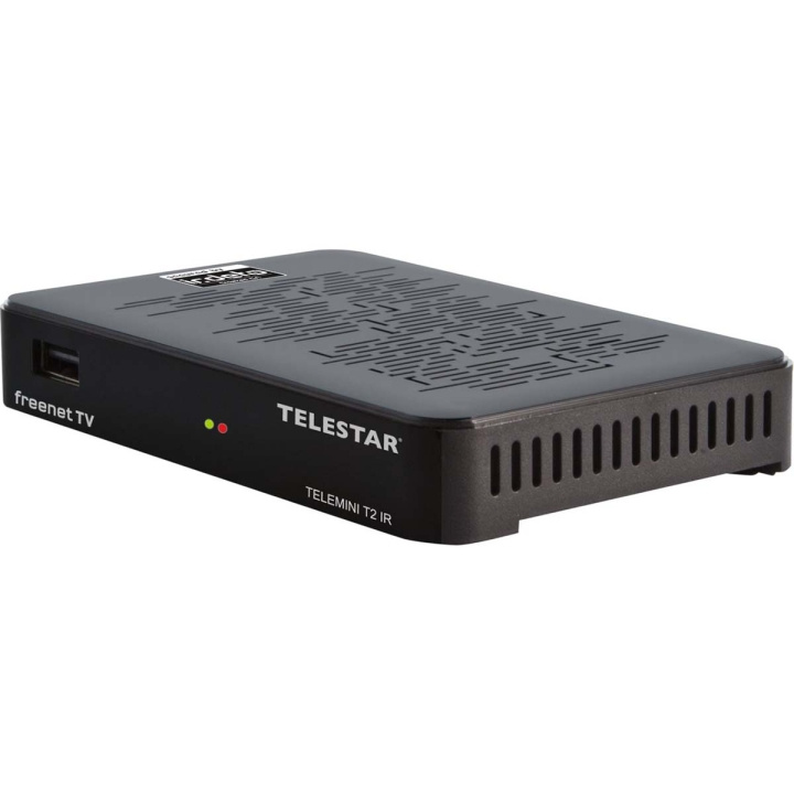 TELESTAR TELEMINI T2 IR erittäin kompakti DVB-T2/DVB-C HDTV-vastaanotin (sis. 12 kk freenet TV) ryhmässä KODINELEKTRONIIKKA / Ääni & Kuva / TV & Tarvikkeet / Antennit & Tarvikkeet @ TP E-commerce Nordic AB (C78725)