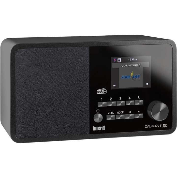 imperial DABMAN i150 Kompakti hybridiradio Internet / DAB+ / FM Musta ryhmässä KODINELEKTRONIIKKA / Ääni & Kuva / Kotiteatteri, HiFi ja kannettavat / Radio & Herätyskellot / Radio @ TP E-commerce Nordic AB (C78749)