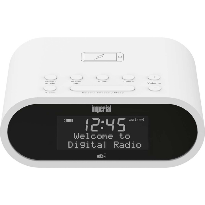 imperial DABMAN d20 DAB+ ja FM-radio herätyskello Valkoinen ryhmässä KODINELEKTRONIIKKA / Ääni & Kuva / Kotiteatteri, HiFi ja kannettavat / Radio & Herätyskellot / Kelloradio @ TP E-commerce Nordic AB (C78752)