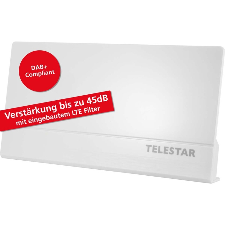 TELESTAR ANTENNA 9 LTE aktiivinen DVB-T sisäantenni Valkoinen ryhmässä KODINELEKTRONIIKKA / Ääni & Kuva / TV & Tarvikkeet / Antennit & Tarvikkeet @ TP E-commerce Nordic AB (C78761)