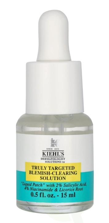 Kiehl\'s Truly Targeted Blemish-Clearing Solution 15 ml ryhmässä KAUNEUS JA TERVEYS / Ihonhoito / Kasvot / Seerumit iholle @ TP E-commerce Nordic AB (C78859)