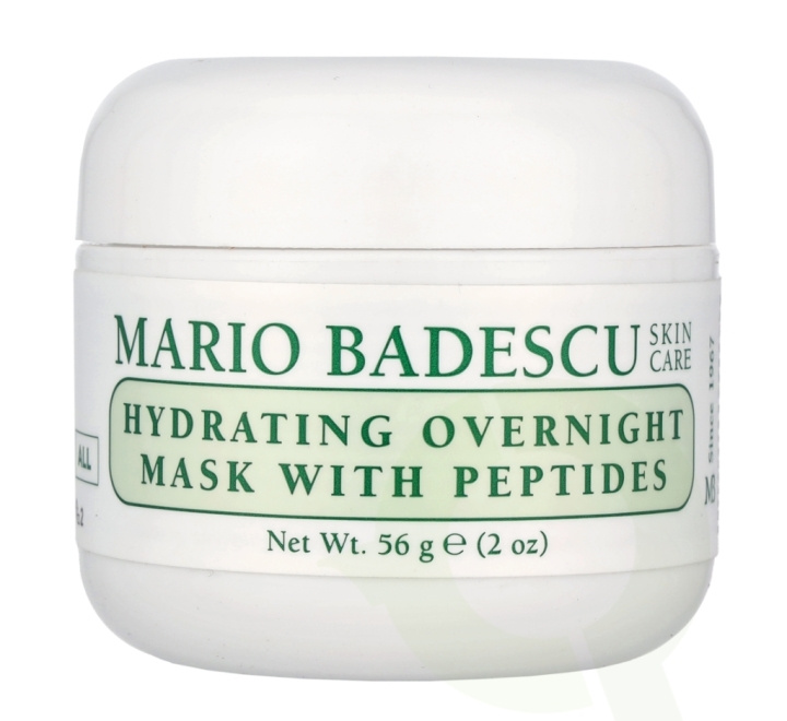 Mario Badescu Hydrating Overnight Mask With Peptides 59 ml ryhmässä KAUNEUS JA TERVEYS / Ihonhoito / Kasvot / Kasvovoide @ TP E-commerce Nordic AB (C78868)