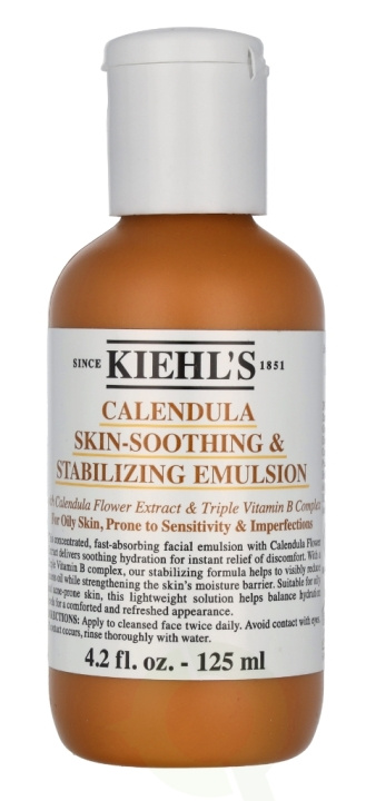 Kiehl\'s Calendula Skin-Soothing & Stabilizing Emulsion 125 ml ryhmässä KAUNEUS JA TERVEYS / Ihonhoito / Kasvot / Kasvoöljy @ TP E-commerce Nordic AB (C78906)