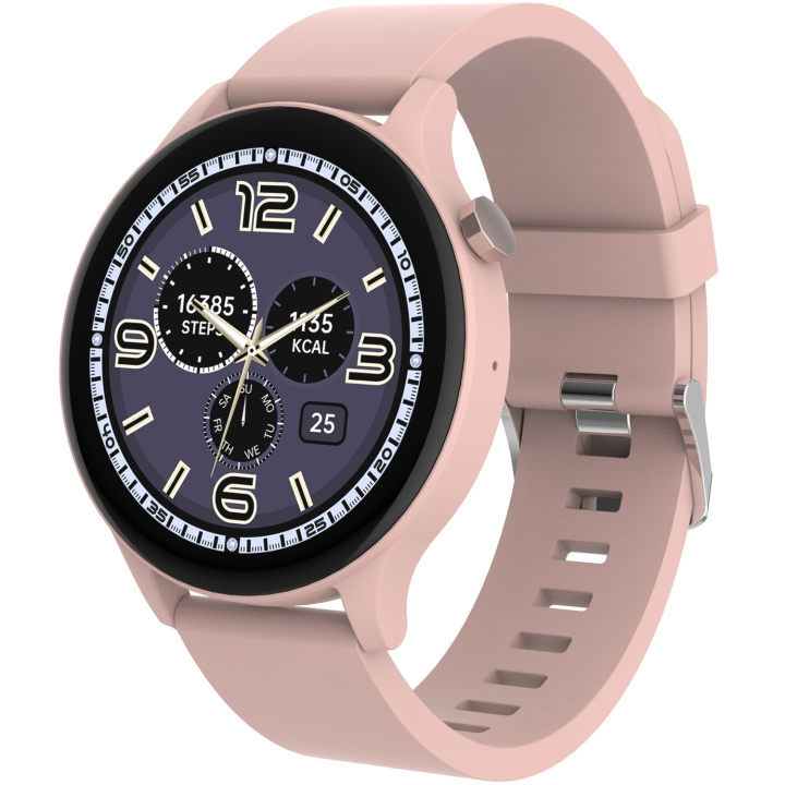 Denver Bluetooth Smart Watch Rosa/Beige ryhmässä URHEILU, VAPAA-AIKA JA HARRASTUS / Urheilu- ja sykekellot / Älykellot @ TP E-commerce Nordic AB (C78950)