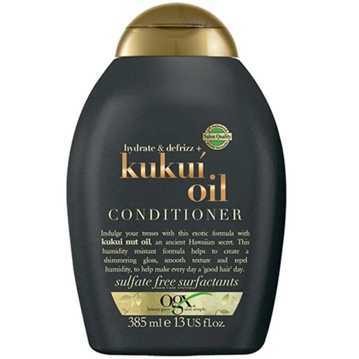 OGX Kukui Oil Conditioner 385ml ryhmässä KAUNEUS JA TERVEYS / Hiukset &Stailaus / Hiustenhoito / Hoitoaine @ TP E-commerce Nordic AB (C78993)