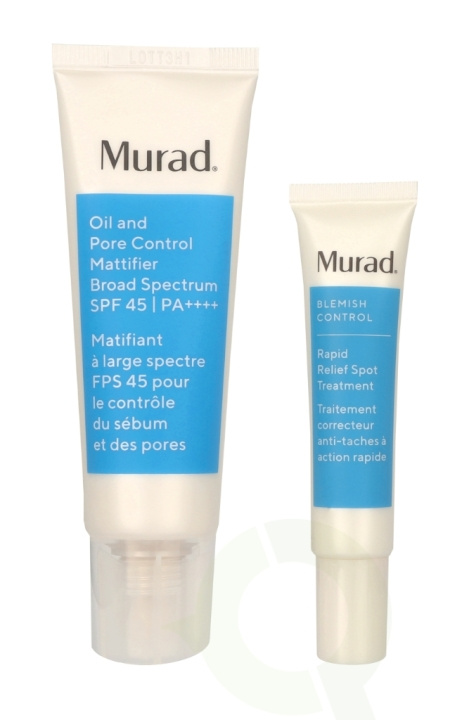 Murad Blemish Value 2024 Set 65 ml Rapid Spot Treatment 15ml/Oil-Control Mattifier SPF45 50ml ryhmässä KAUNEUS JA TERVEYS / Ihonhoito / Kasvot / Kasvovoide @ TP E-commerce Nordic AB (C79045)