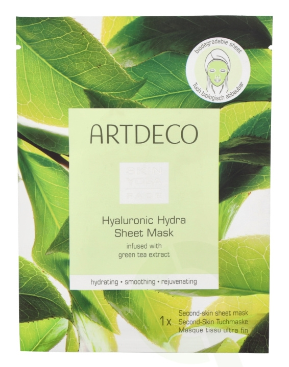 Artdeco Hyaluronic Hydra Sheet Mask 23 ml All Skin Types ryhmässä KAUNEUS JA TERVEYS / Ihonhoito / Kasvot / Naamiot @ TP E-commerce Nordic AB (C79074)