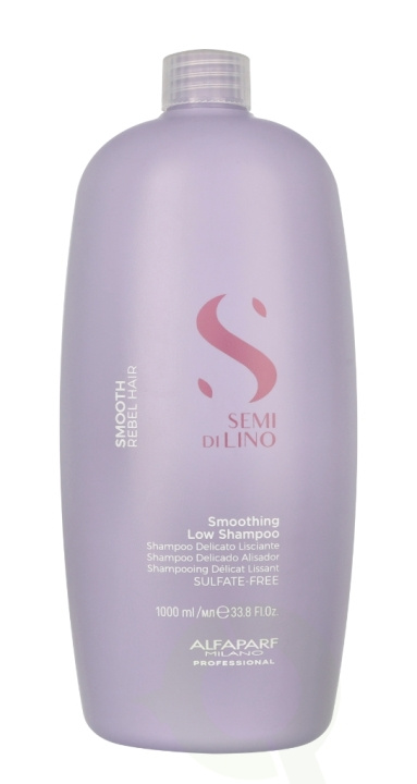 Alfaparf Semi Di Lino Smoothing Low Shampoo 1000 ml ryhmässä KAUNEUS JA TERVEYS / Hiukset &Stailaus / Hiustenhoito / Shampoo @ TP E-commerce Nordic AB (C79076)