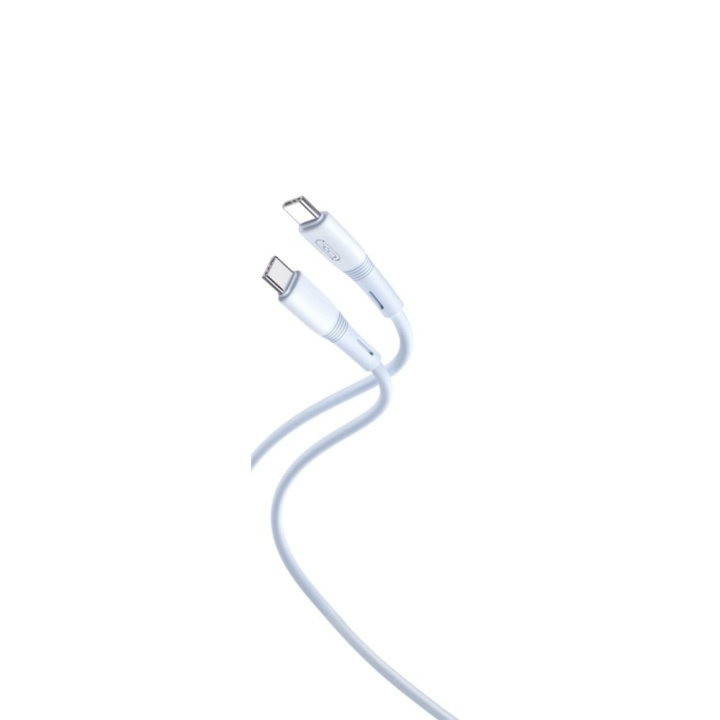 XO kabel NB-Q226B USB-C - USB-C 1m 60W blå ryhmässä TIETOKOONET & TARVIKKEET / Kaapelit & Sovittimet / USB / USB-C @ TP E-commerce Nordic AB (C79235)