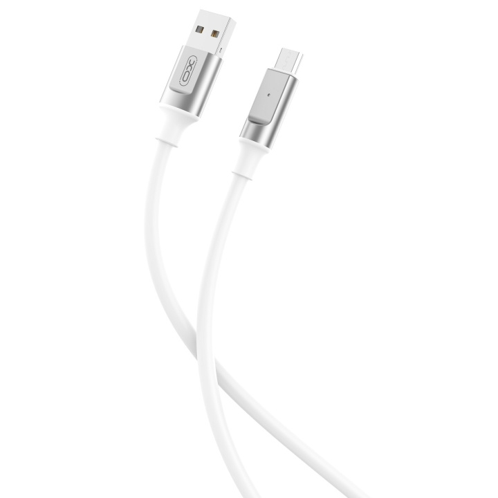 XO kabel NB251 USB - microUSB 1,0 m 6A vit ryhmässä TIETOKOONET & TARVIKKEET / Kaapelit & Sovittimet / USB / Micro-USB @ TP E-commerce Nordic AB (C79262)