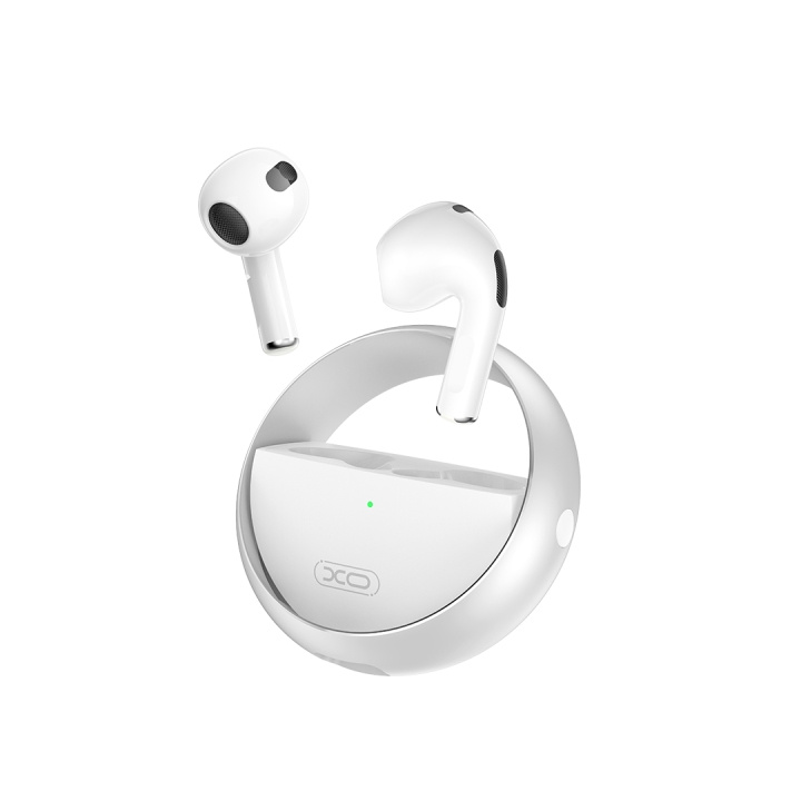 XO Bluetooth-hörlurar X31 TWS vit ryhmässä KODINELEKTRONIIKKA / Ääni & Kuva / Kuulokkeet & Tarvikkeet / Kuulokkeet @ TP E-commerce Nordic AB (C79297)