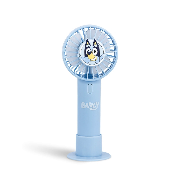 BLUEY Mini Fan Handheld with 3D character ryhmässä KOTI, TALOUS JA PUUTARHA / Tuulettimet ja ilmastointilaitteet / Lämpöpuhaltimet @ TP E-commerce Nordic AB (C79343)