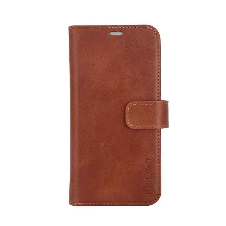 Radicover 2in1 Anti Radiation RFID 3 card MagS iPhone 16 Pro Brown Leather ryhmässä ÄLYPUHELIMET JA TABLETIT / Puhelimen suojakotelo / Apple / iPhone 16 @ TP E-commerce Nordic AB (C79357)